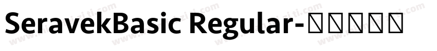 SeravekBasic Regular字体转换